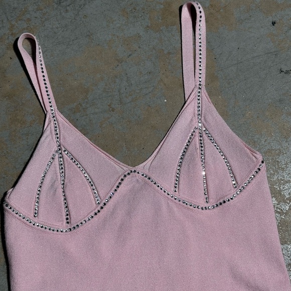 I.AM.GIA Pink Rhinestone Tank - Picture 4 of 5